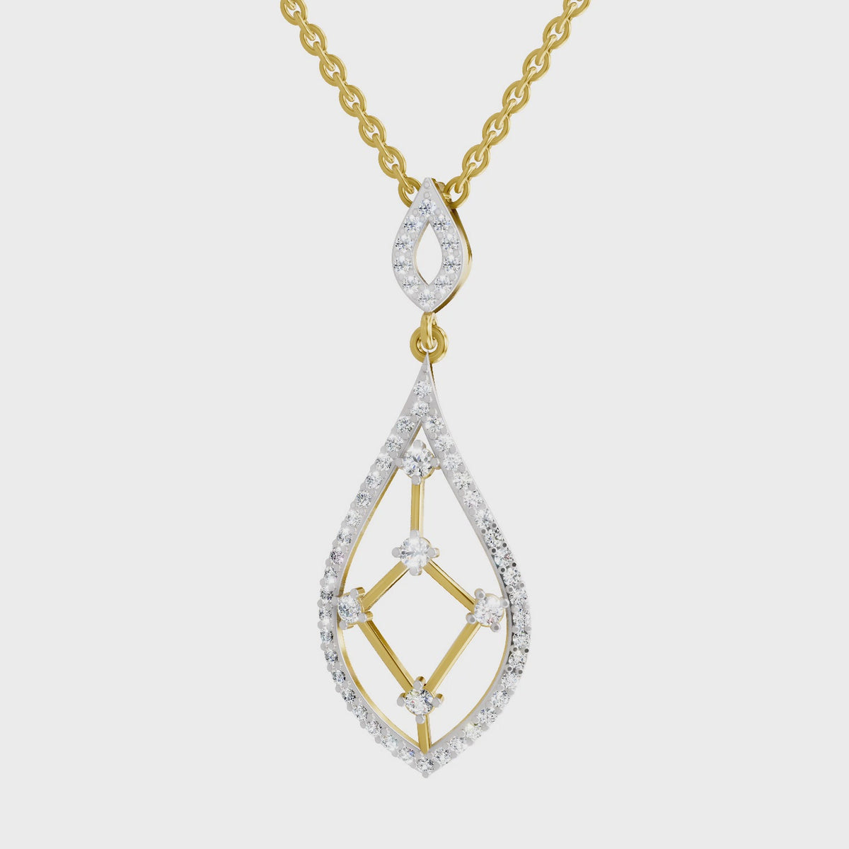 Sparq 0.69ct Grand Diamond Star Drop Pendant