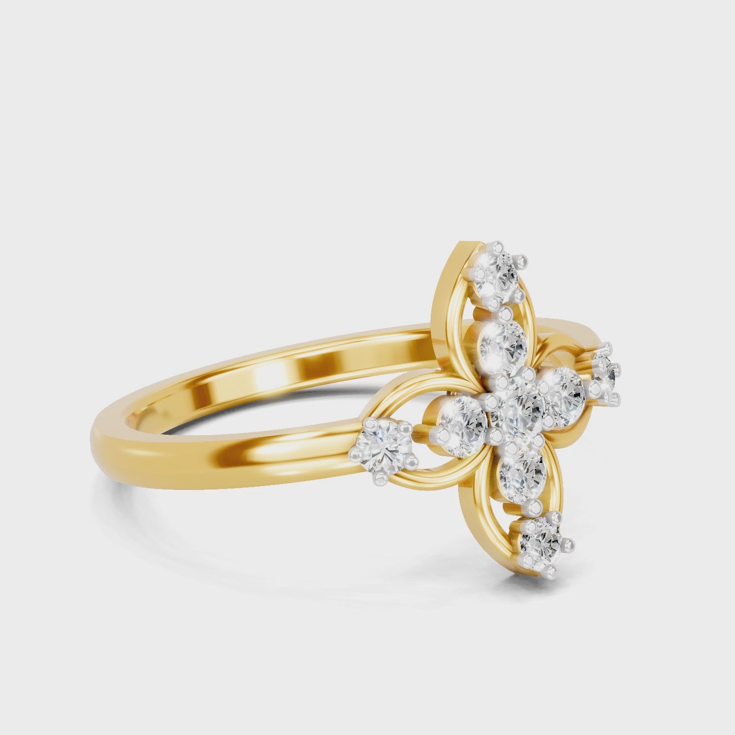 Sparq 0.31ct Evening Geometric Diamond Ring