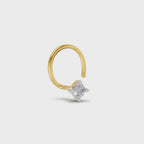 Sparq 0.05ct Solitaire Diamond Wire Nose Pin
