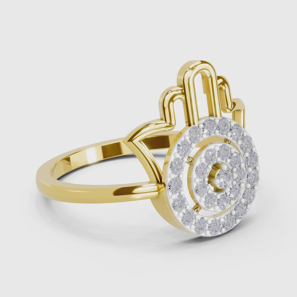 Sparq 0.29ct Evening Diamond Cluster Ring