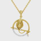 SPARQ Circular Krishna Bansuri Diamond Pendant For Men & Women