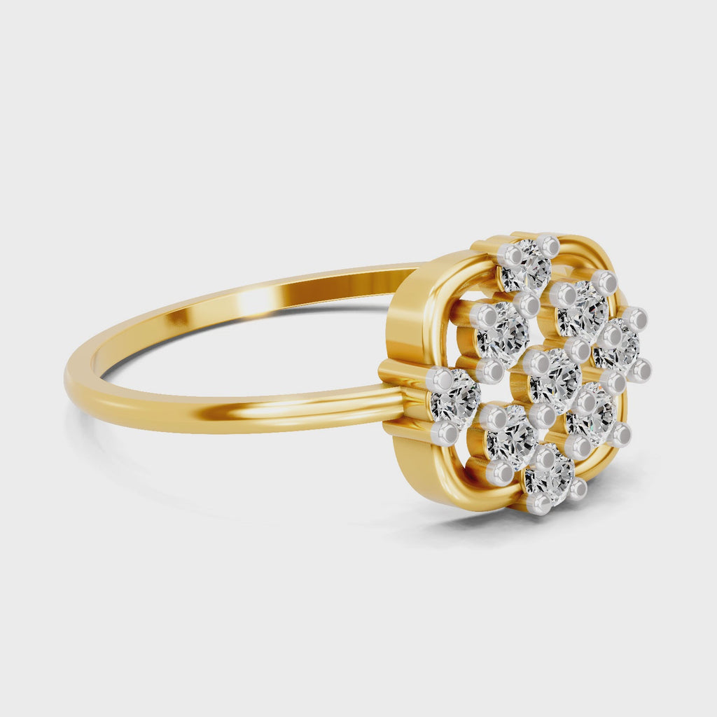 Sparq 0.29ct Evening Diamond Cluster Ring