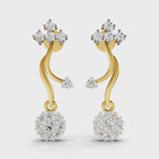 Sparq 0.38ct Evening Geometric Diamond Stud Earrings
