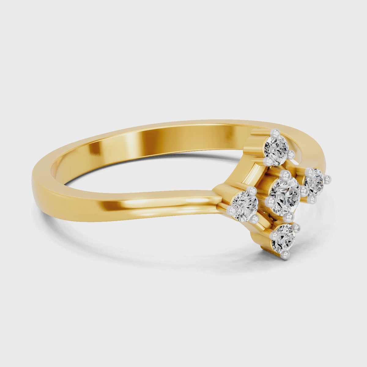 Sparq 0.15ct Classic Diamond Cluster Ring