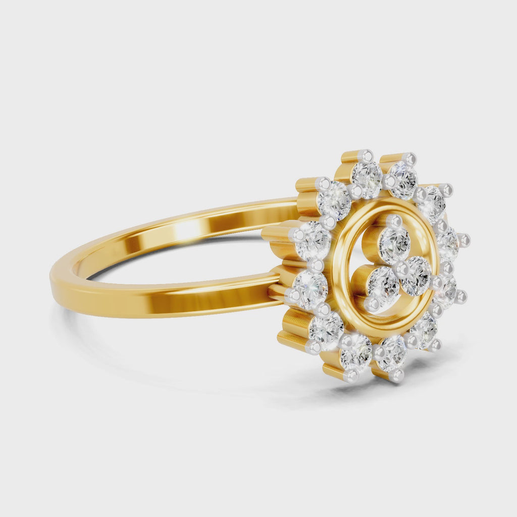 Sparq 0.21ct Evening Diamond Cluster Ring