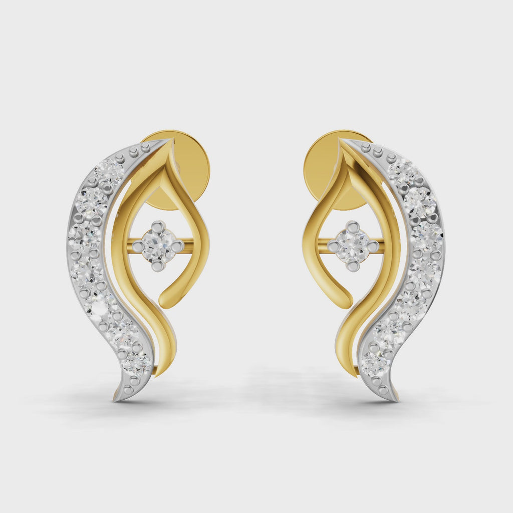 Sparq 0.18ct Signature Diamond Cluster Stud Earrings