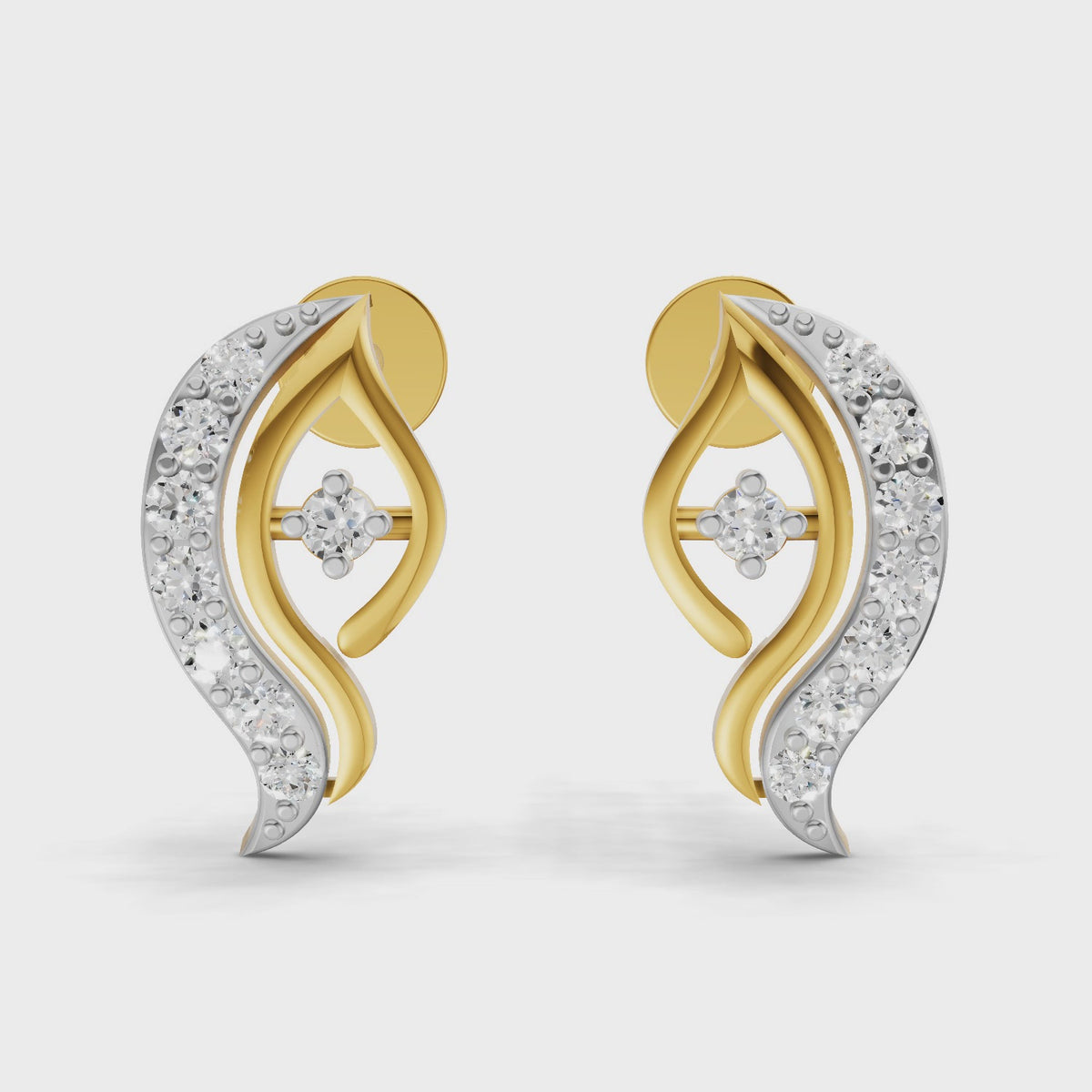 Sparq 0.18ct Signature Diamond Cluster Stud Earrings