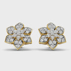 Sparq 0.76ct Grand Geometric Diamond Stud Earrings