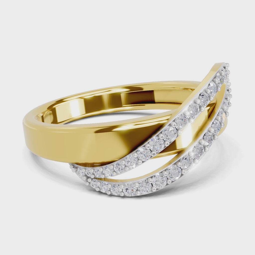 Sparq 0.34ct Bold Diamond Cluster Ring