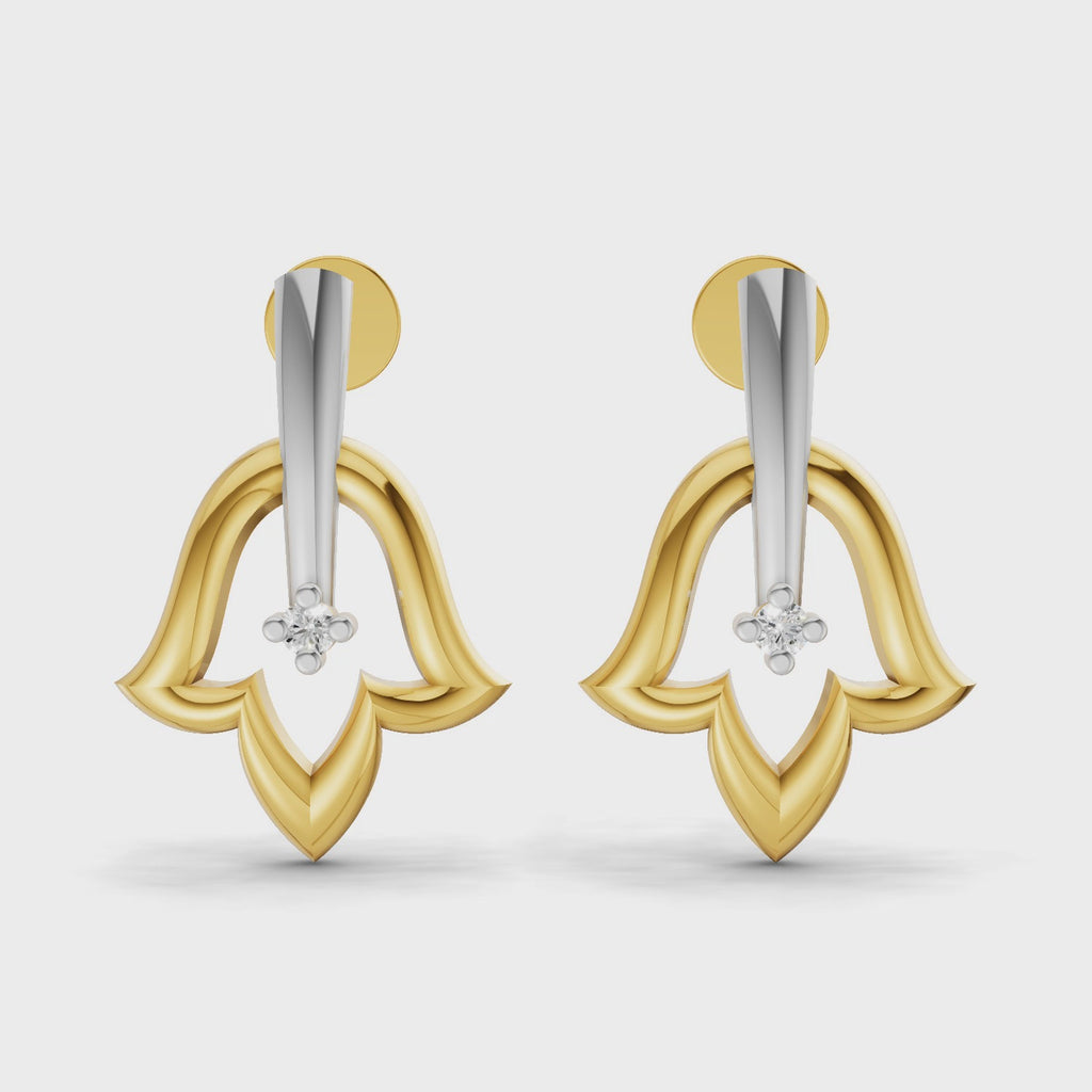 Sparq 0.02ct Everyday Diamond Tulip Stud Earrings