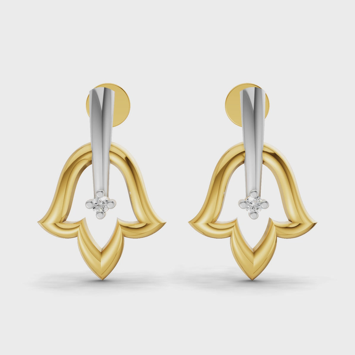 Sparq 0.02ct Everyday Diamond Tulip Stud Earrings