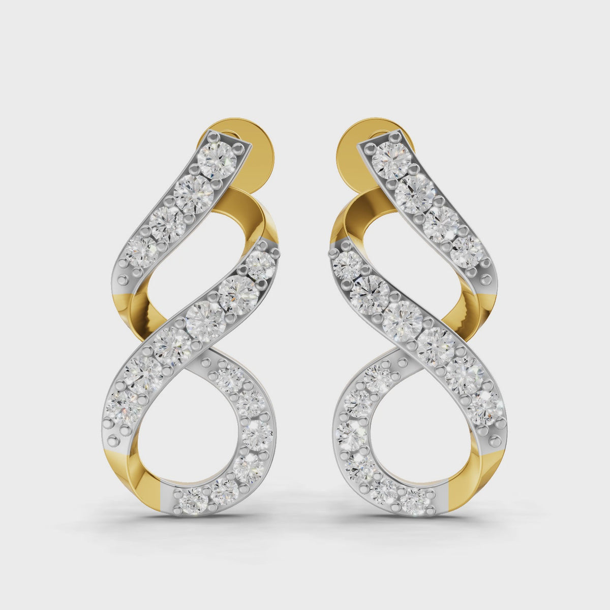 Sparq 0.49ct Statement Diamond Cluster Stud Earrings