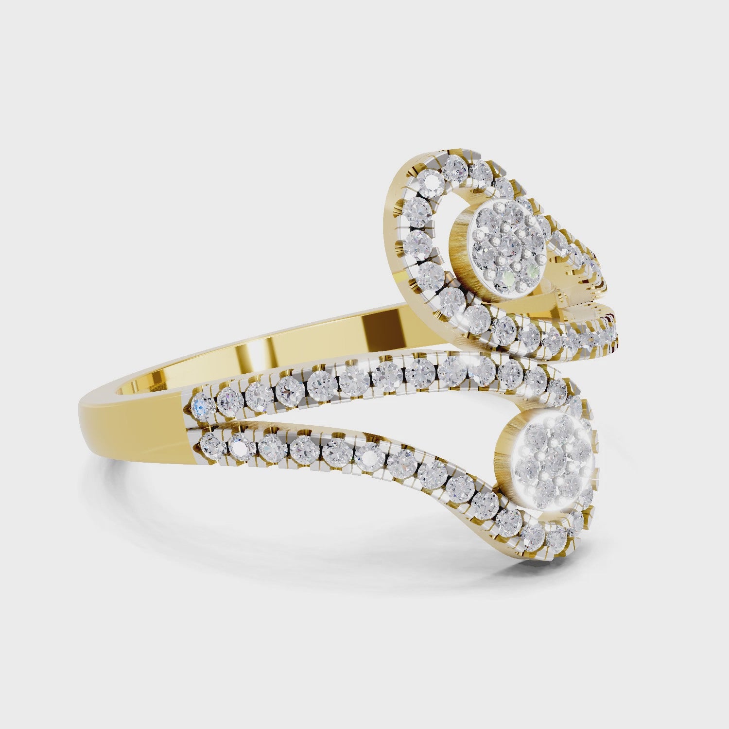 Sparq 0.48ct Bold Diamond Cluster Ring