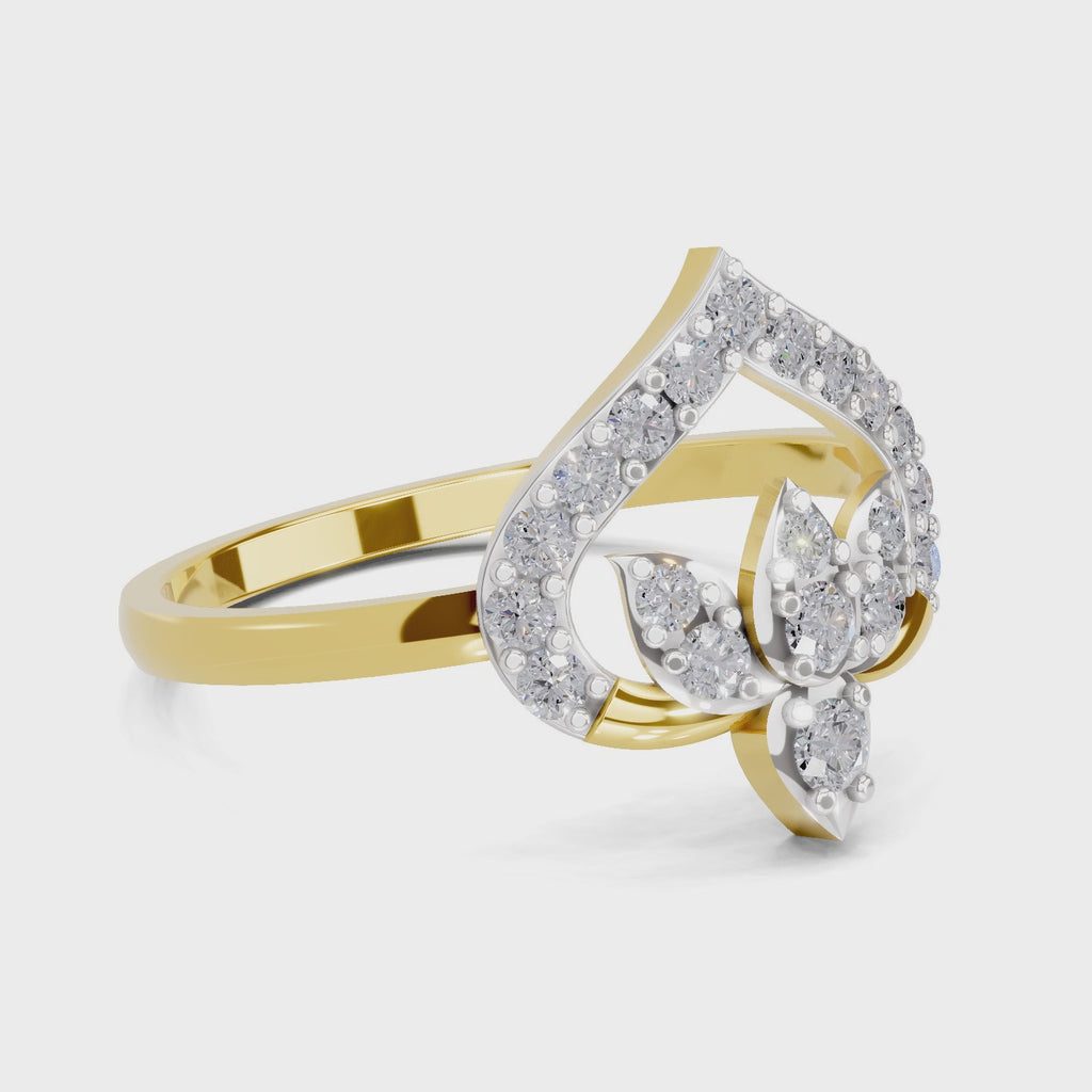 Sparq 0.3ct Evening Diamond Cluster Ring