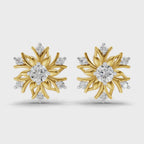 Sparq 0.66ct Statement Geometric Diamond Stud Earrings