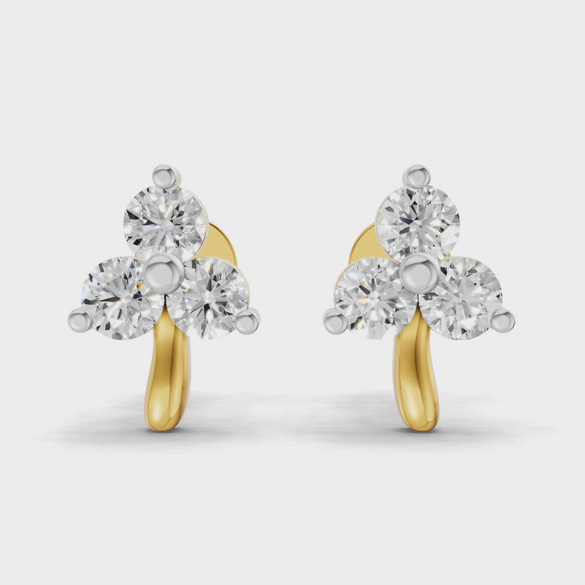 Sparq 0.35ct Evening Diamond Cluster Stud Earrings