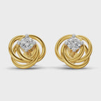Sparq 0.27ct Evening Diamond Cluster Stud Earrings
