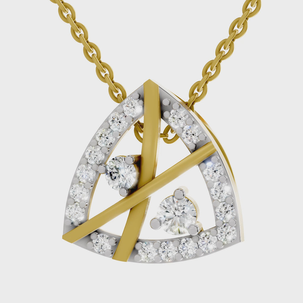 Sparq 0.29ct Evening Diamond Cluster Pendant