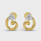 Sparq 0.16ct Modern Diamond Cluster Stud Earrings