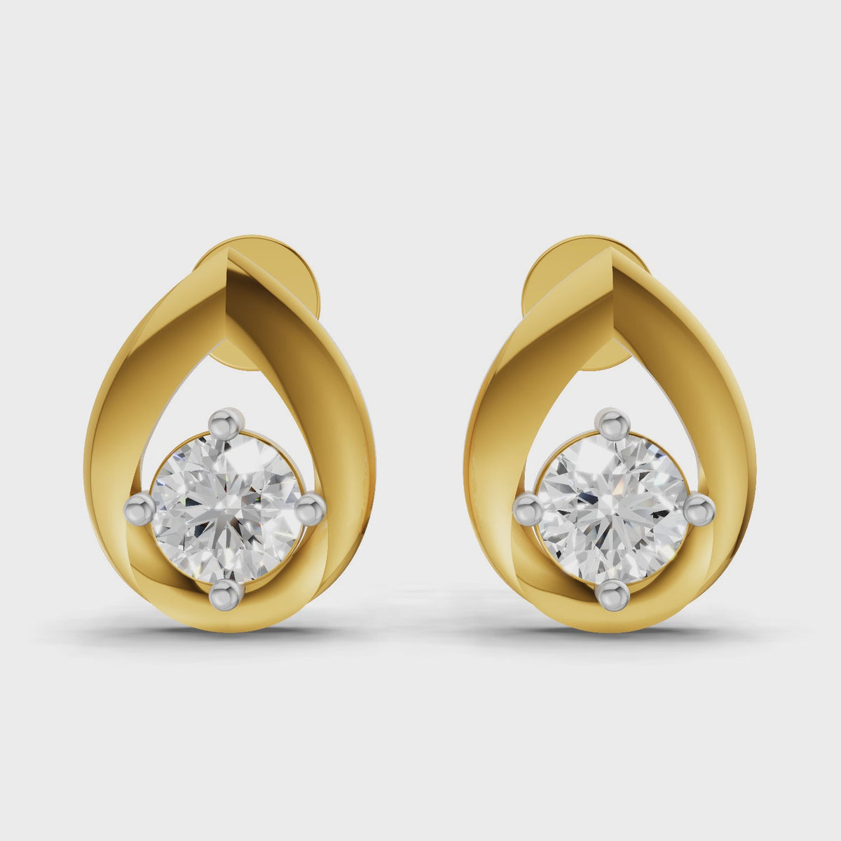 Sparq 0.41ct Evening Diamond Cluster Stud Earrings