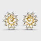 Sparq 0.56ct Premium Diamond Leaf Stud Earrings