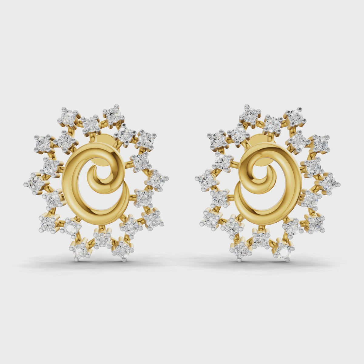 Sparq 0.56ct Premium Diamond Leaf Stud Earrings