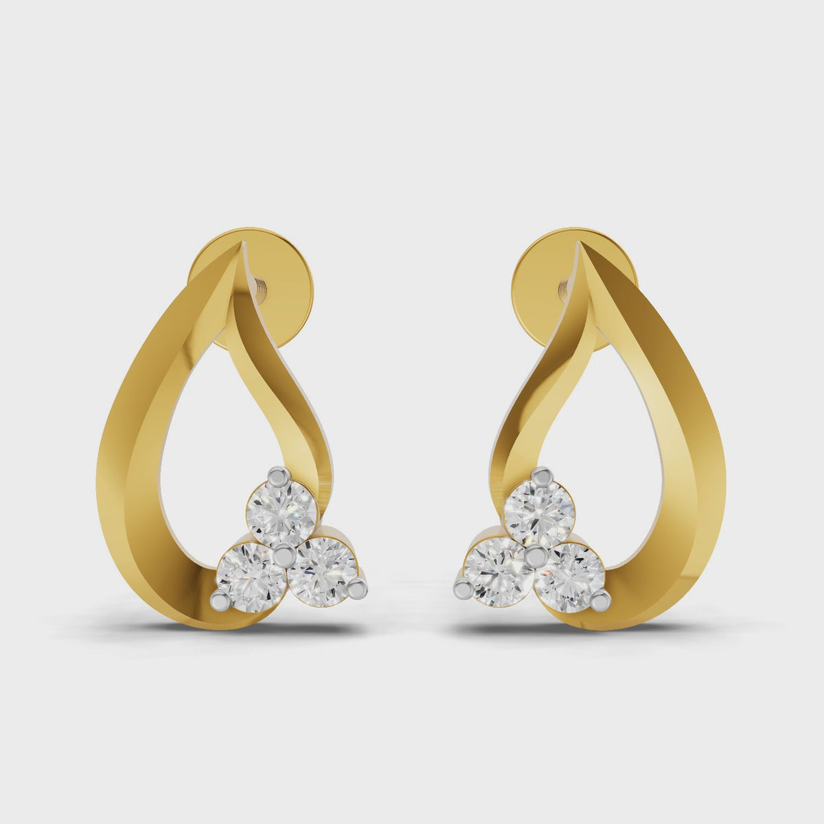 Sparq 0.15ct Classic Diamond Cluster Stud Earrings