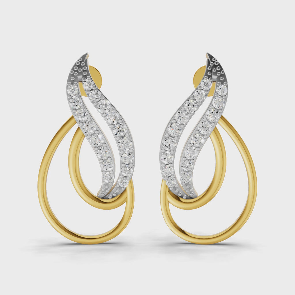 Sparq 0.46ct Luxe Diamond Cluster Stud Earrings