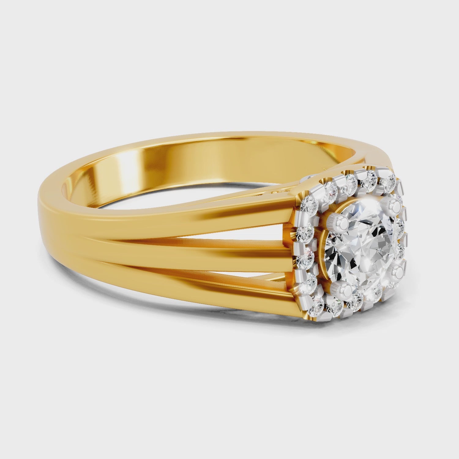 Sparq 0.61ct Statement Diamond Halo Ring