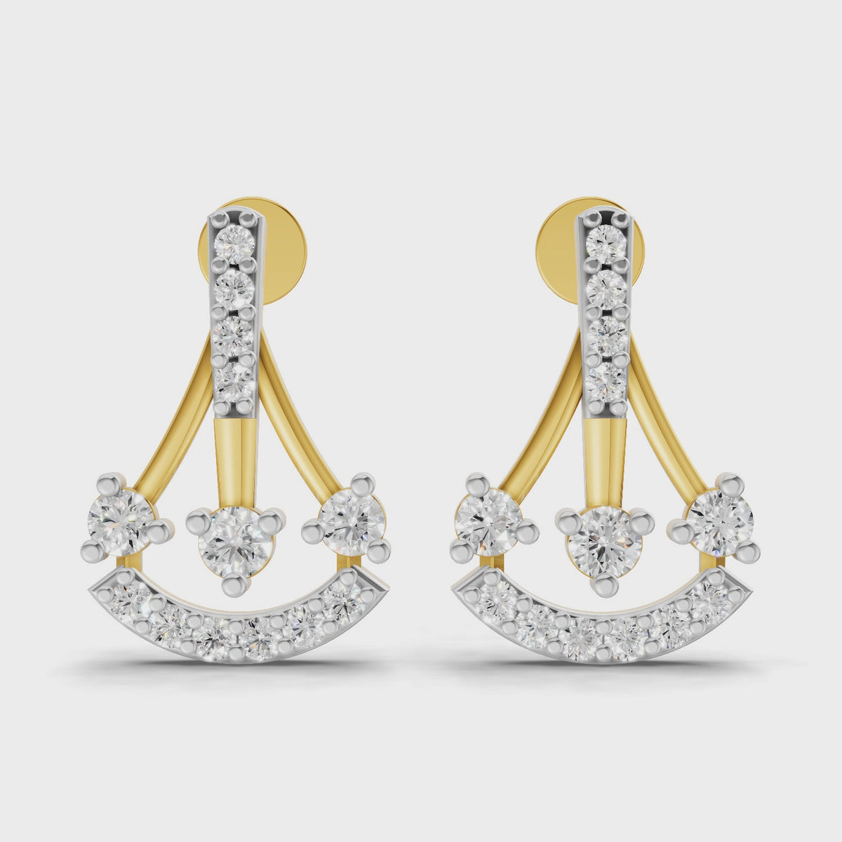 Sparq 0.44ct Luxe Diamond Cluster Stud Earrings