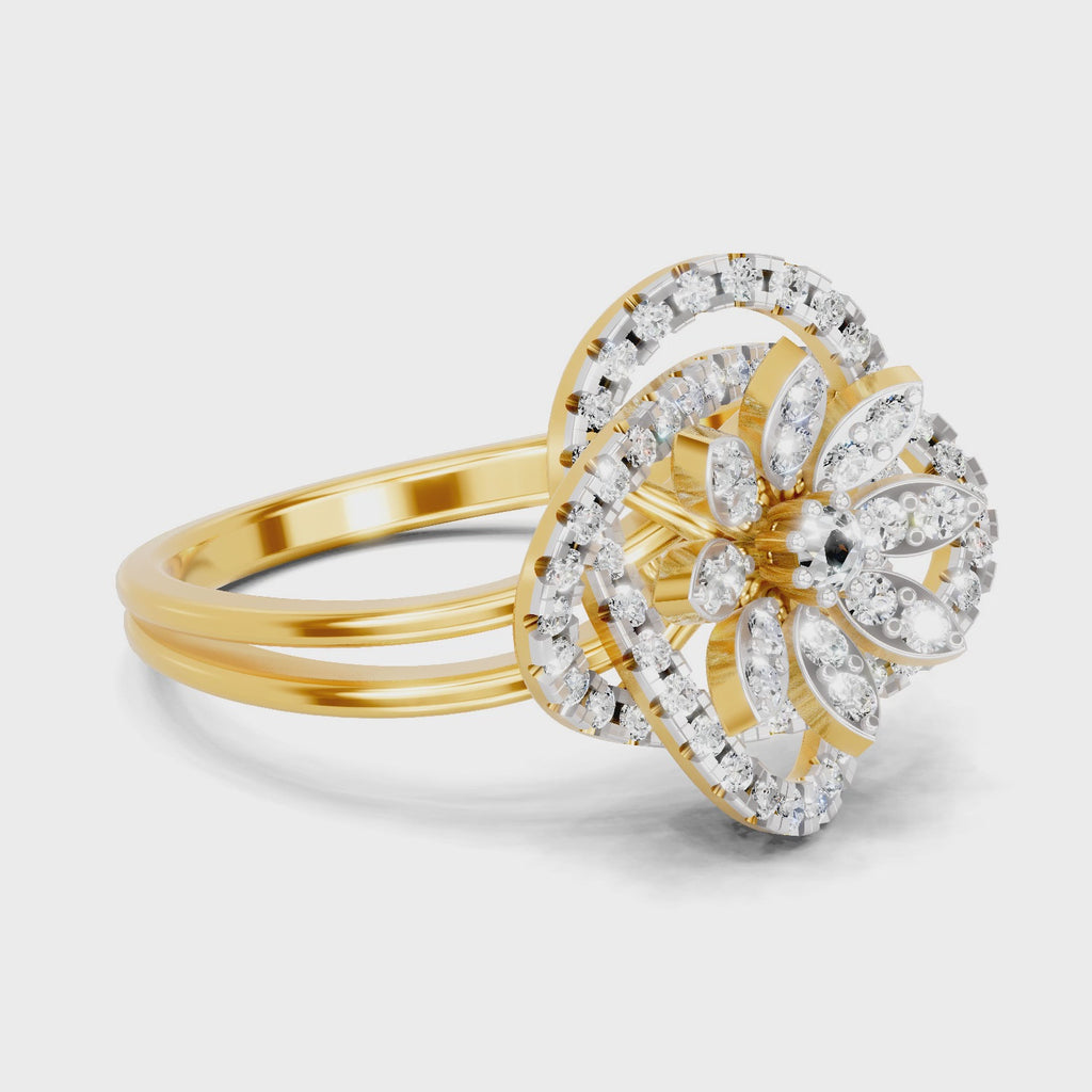 Sparq 0.56ct Luxe Geometric Diamond Ring