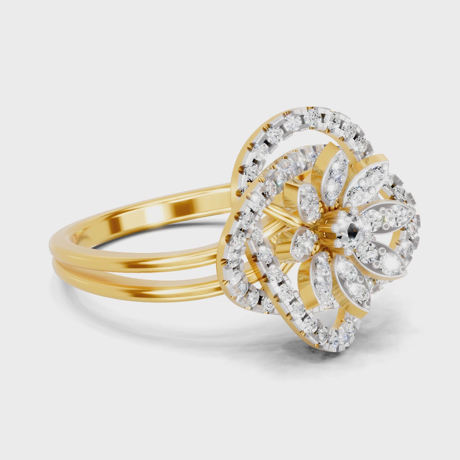 Sparq 0.56ct Luxe Geometric Diamond Ring