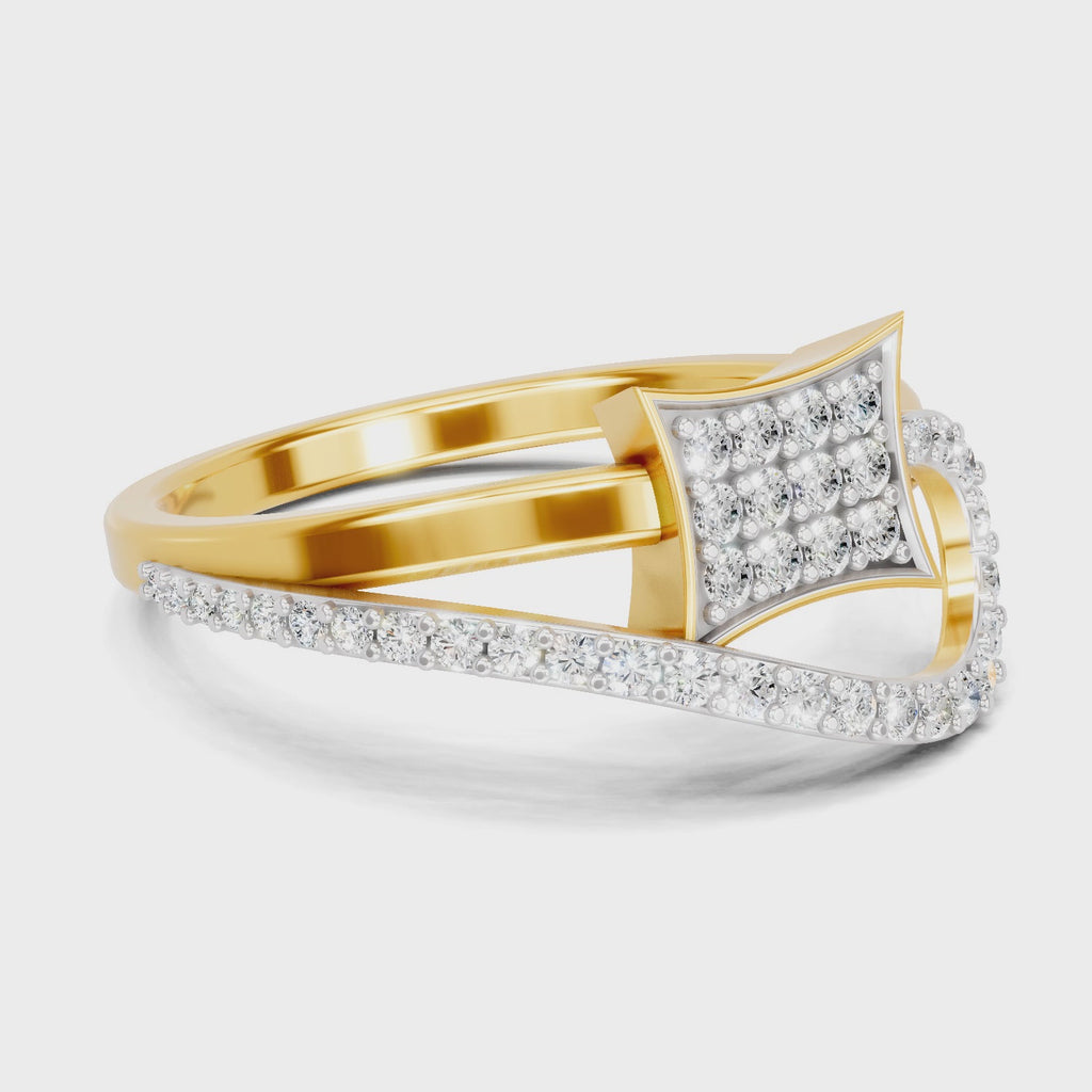 Sparq 0.36ct Evening Diamond Cluster Ring