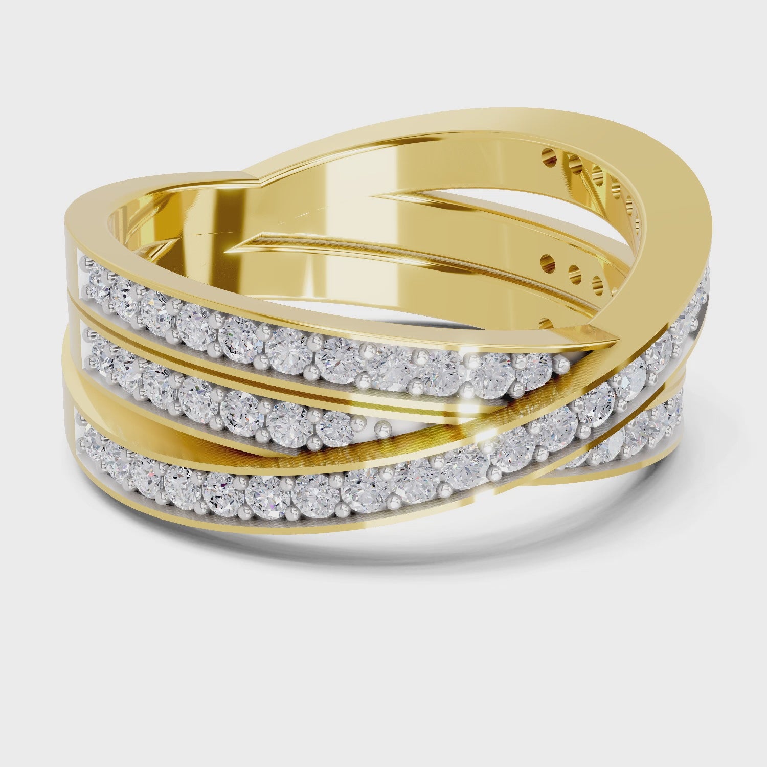 Sparq 0.82ct Grand Diamond Cross Ring