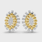 Sparq 0.44ct Statement Diamond Cluster Swirl Stud Earrings