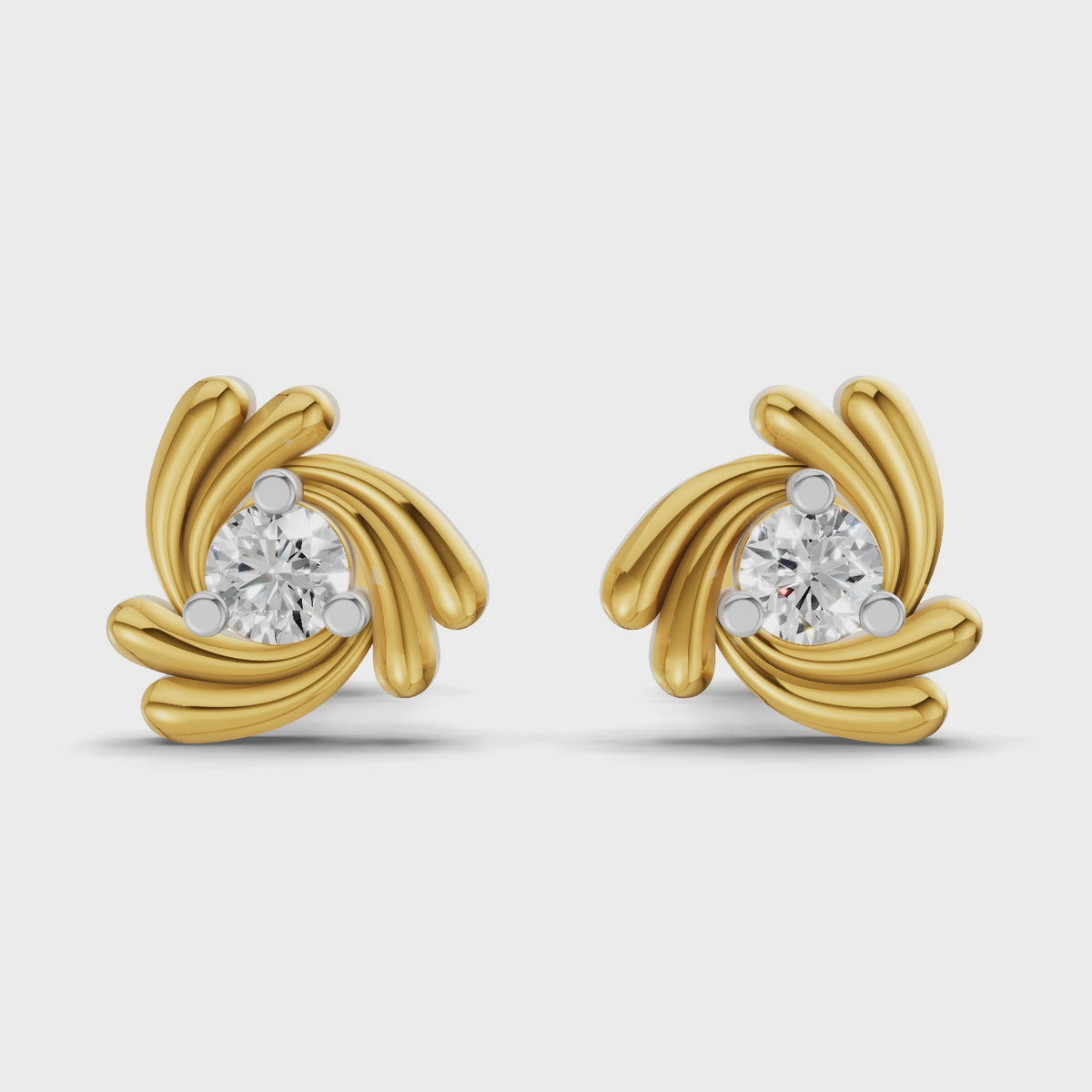 Sparq 0.12ct Minimal Diamond Cluster Stud Earrings