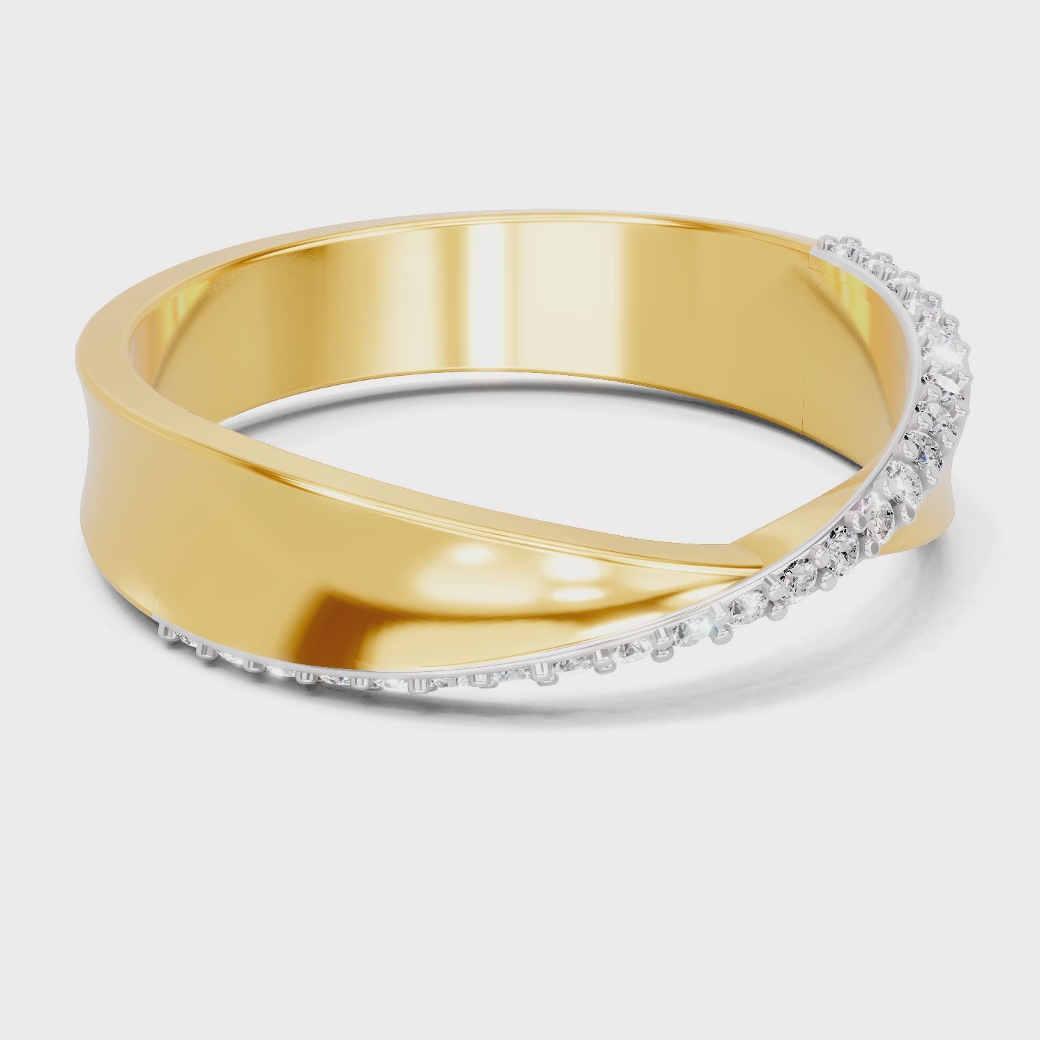 Sparq 0.14ct Evening Diamond Cross Ring