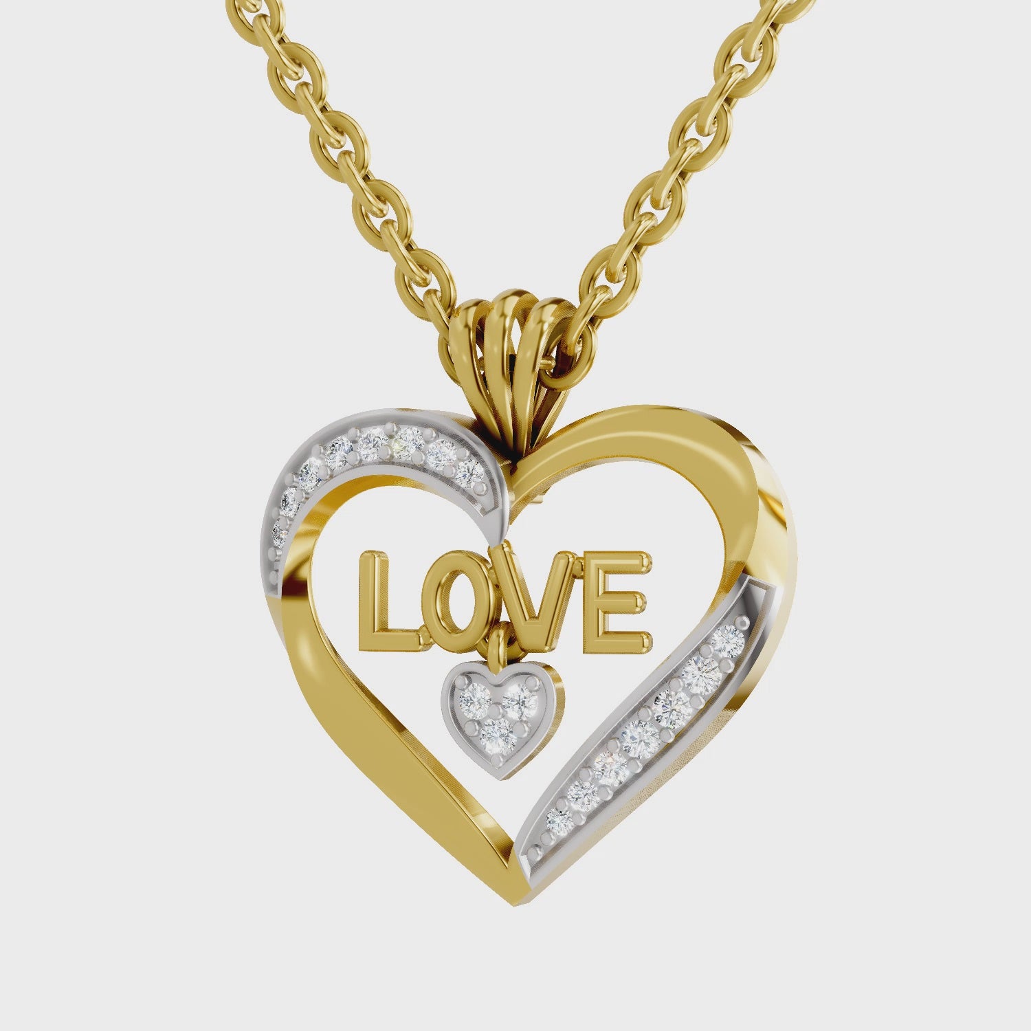 Sparq 0.11ct Evening Diamond Heart Pendant