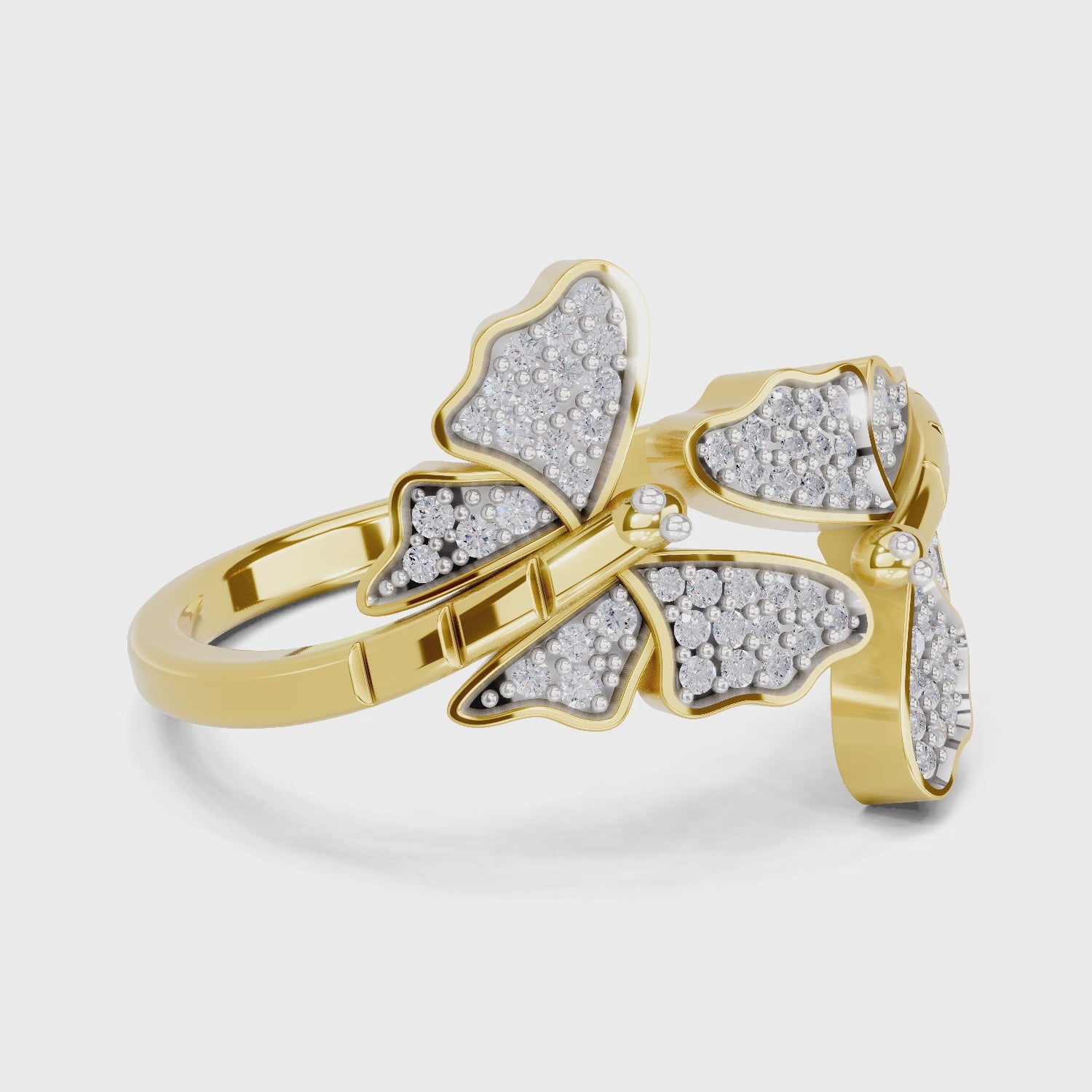 Sparq 0.27ct Evening Diamond Dragonfly Drop Ring
