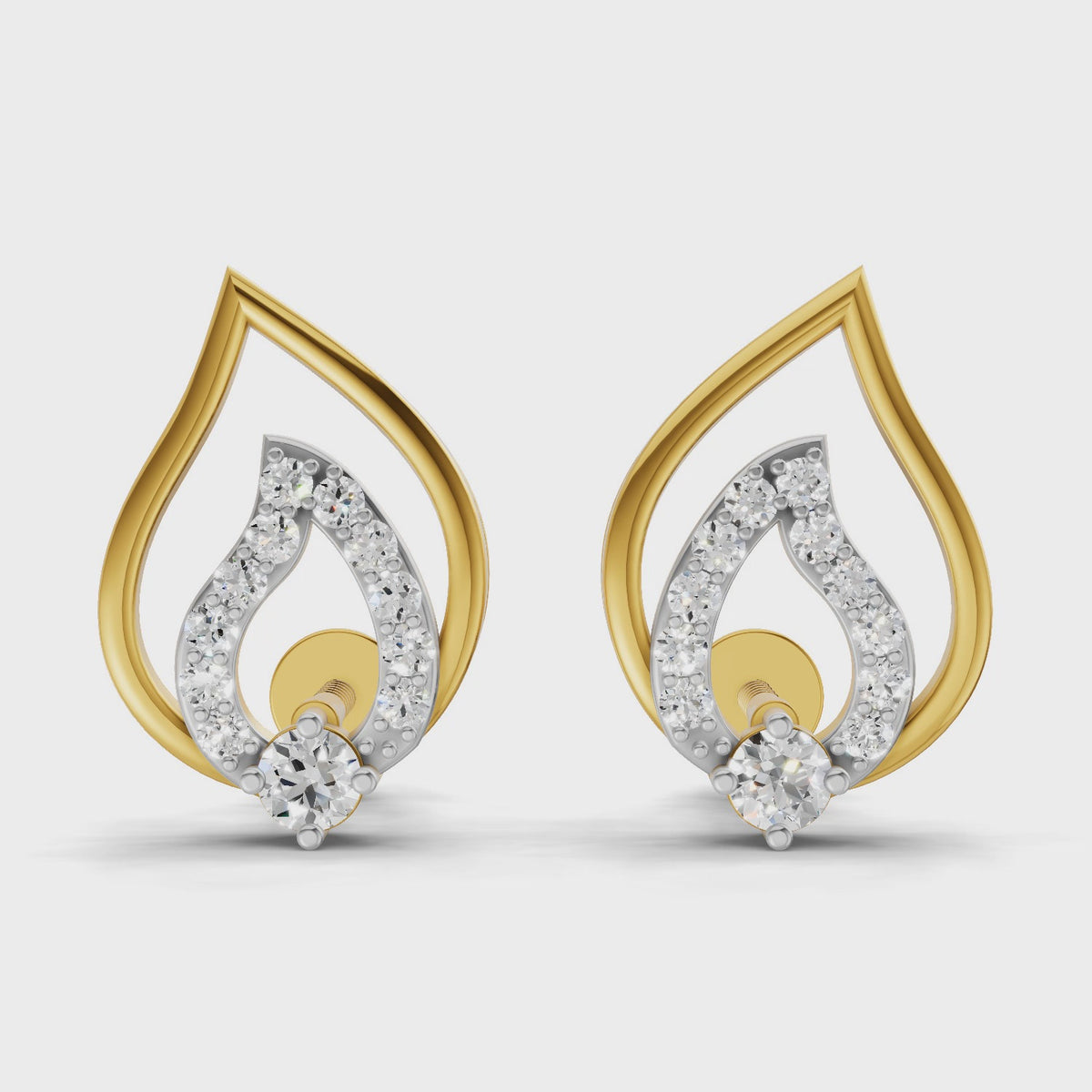 Sparq 0.36ct Evening Diamond Cluster Stud Earrings