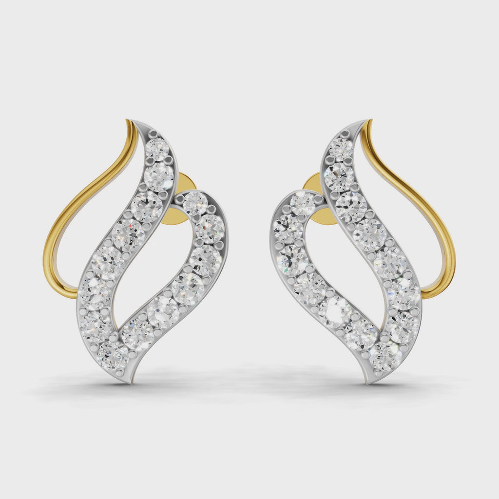 Sparq 0.94ct Iconic Diamond Cluster Stud Earrings