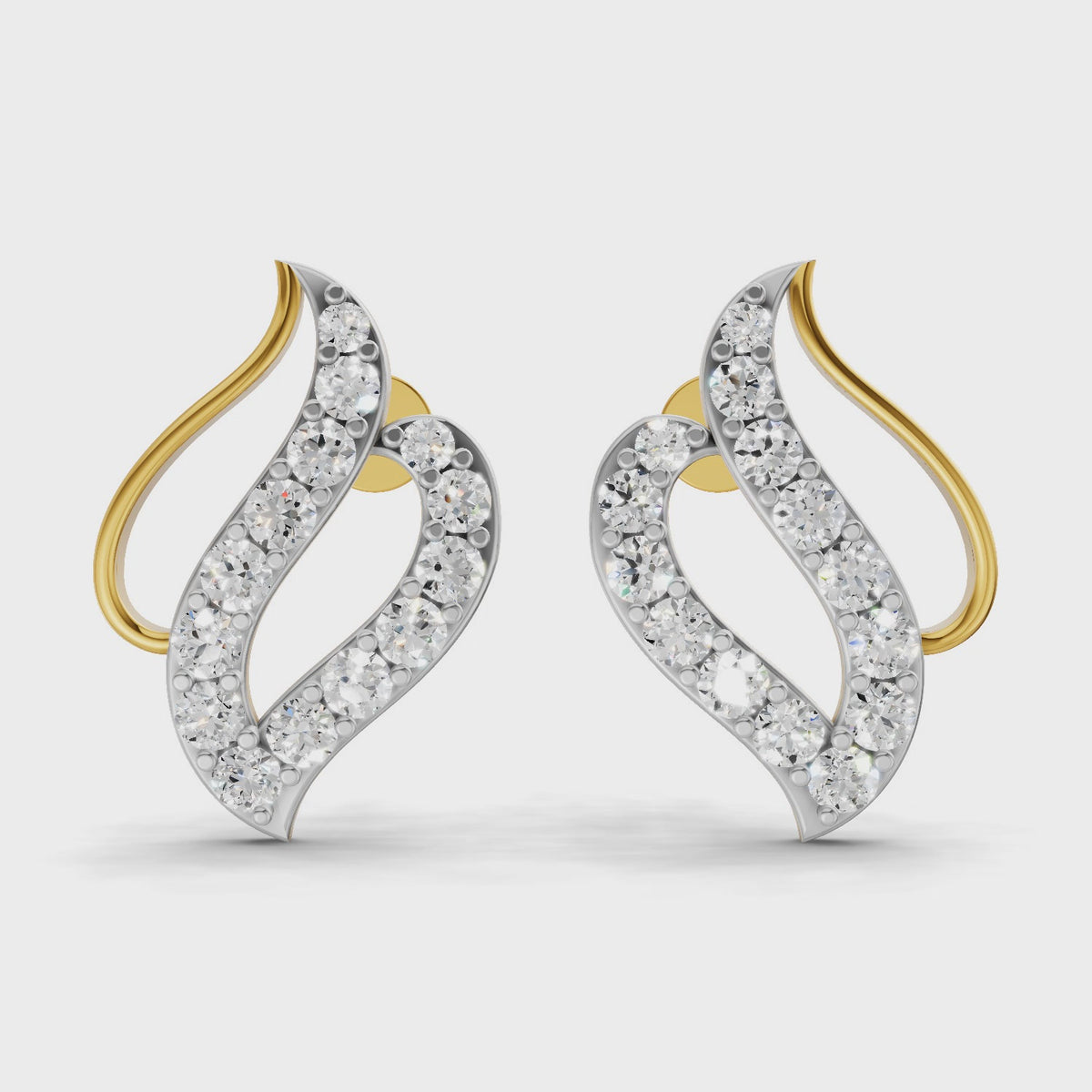 Sparq 0.94ct Iconic Diamond Cluster Stud Earrings