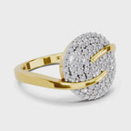 Sparq 0.52ct Premium Diamond Cluster Swirl Ring