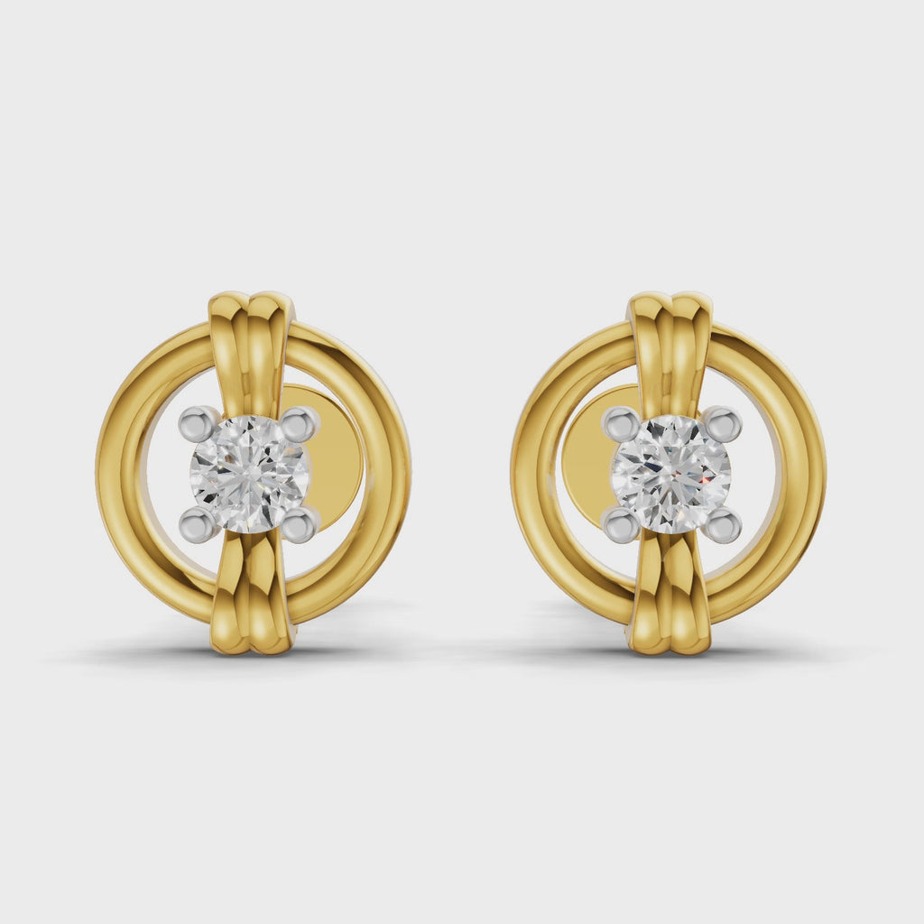 Sparq 0.12ct Minimal Diamond Cluster Stud Earrings
