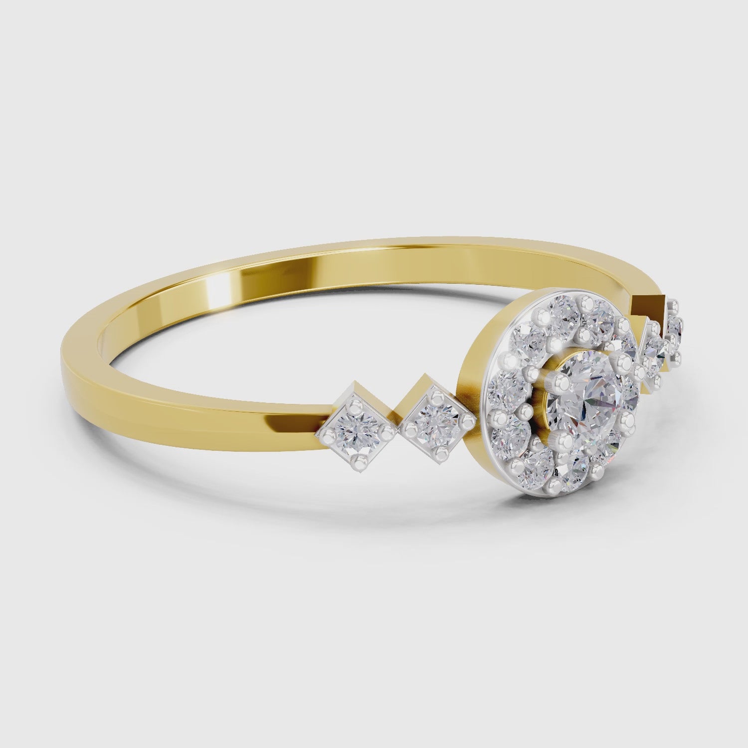 Sparq 0.23ct Evening Celestial Diamond Star Threader Ring
