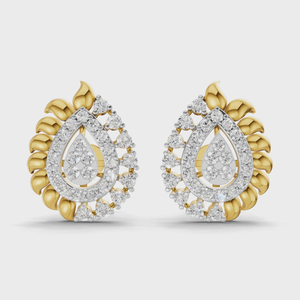 Sparq 0.6ct Grand Diamond Cluster Stud Earrings