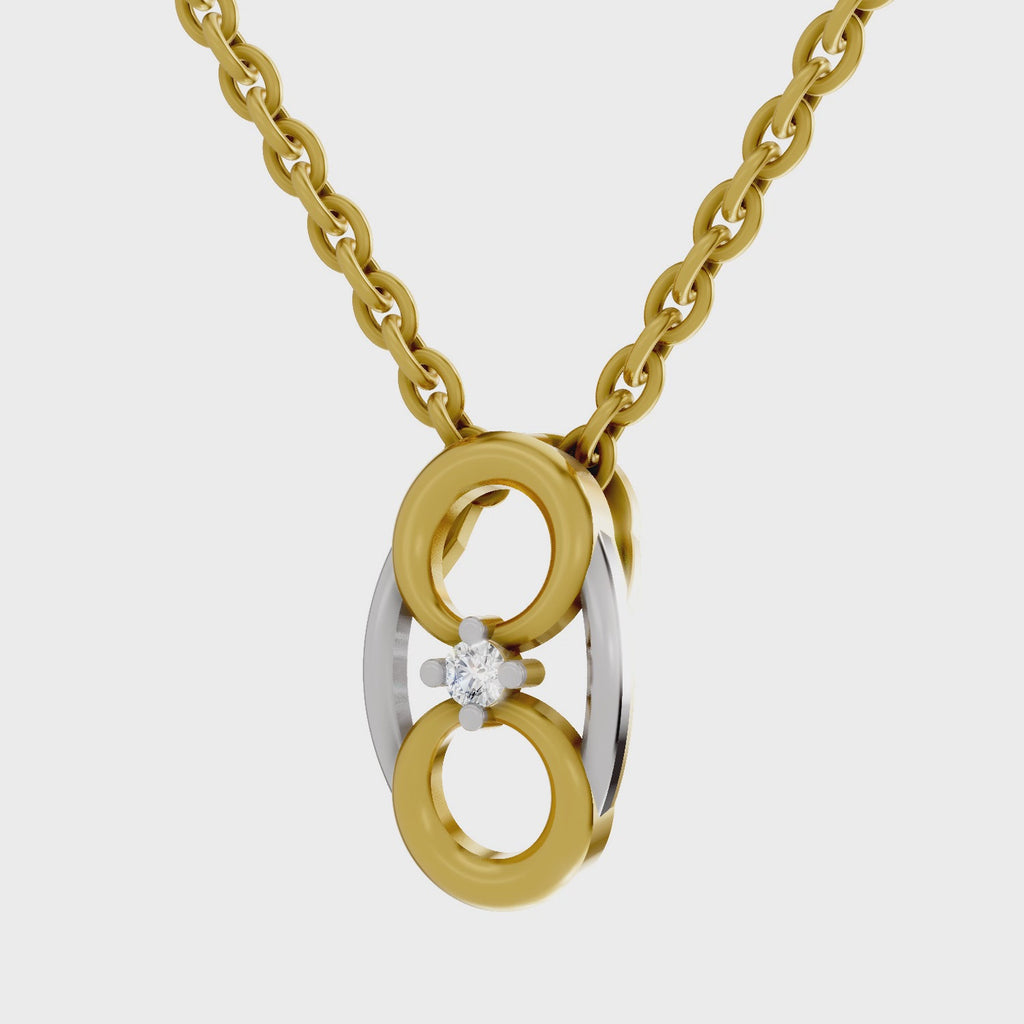Sparq 0.01ct Everyday Diamond Cluster Pendant