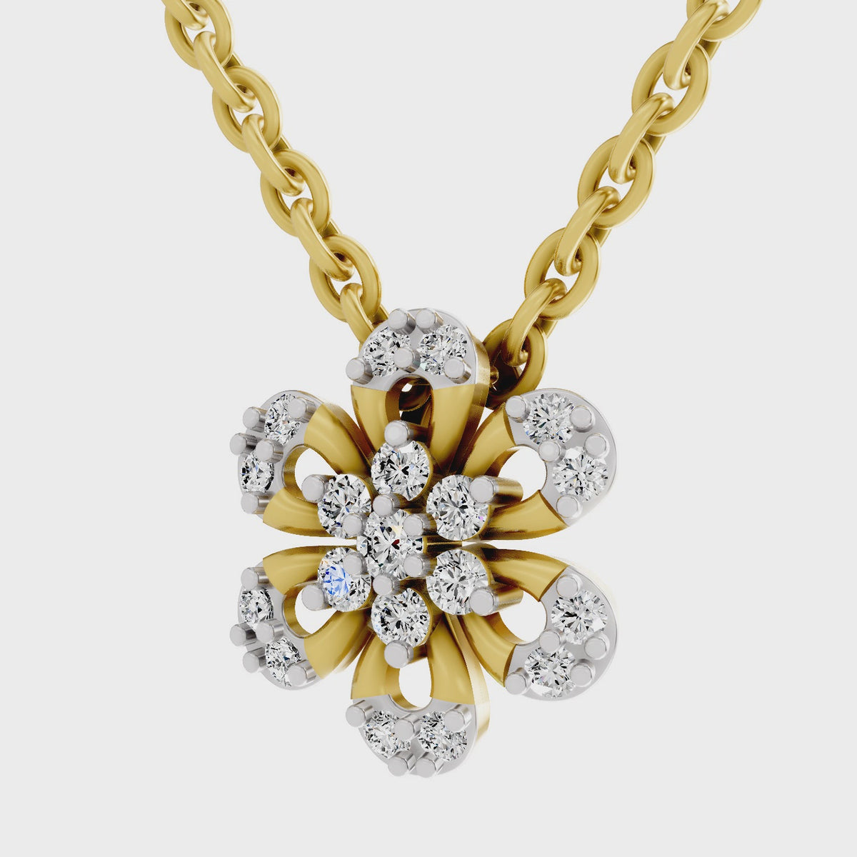 Sparq 0.3ct Evening Diamond Cluster Pendant