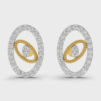 Sparq 0.62ct Statement Diamond Cluster Stud Earrings