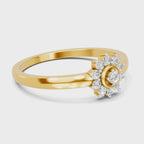 Sparq 0.16ct Everyday Diamond Cluster Swirl Ring